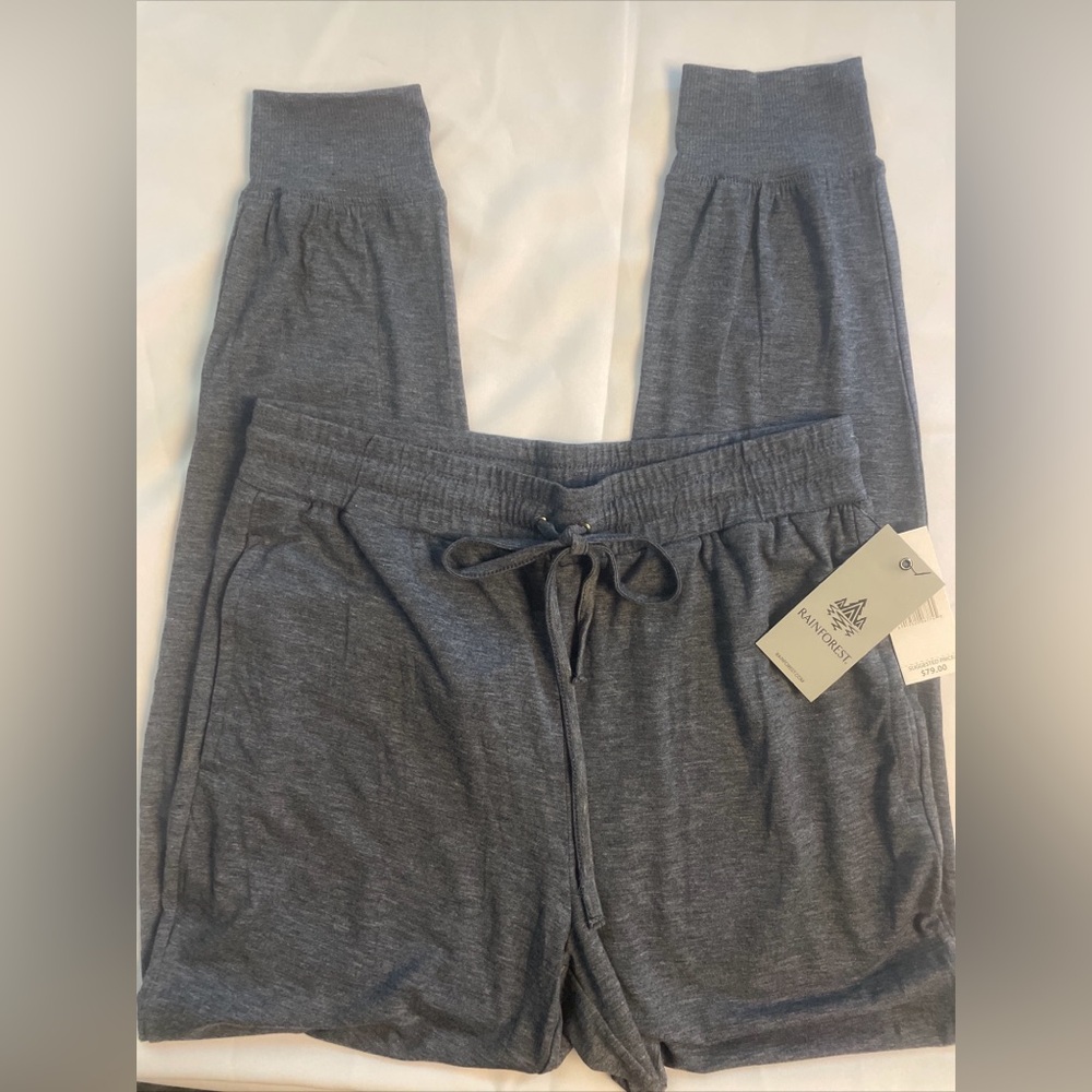 Rainforest Men’s Joggers New Blue Small Drawstring